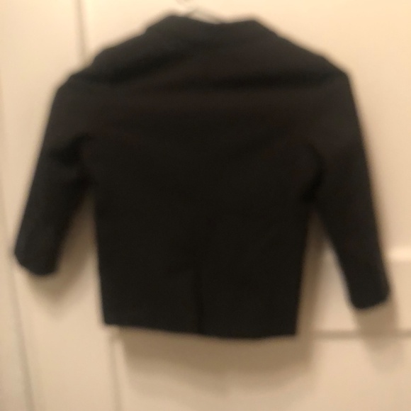 Zara blazer/ suit jacket size 5 - fully lined 2 buttons with lapel- flap pockets - Picture 4 of 8